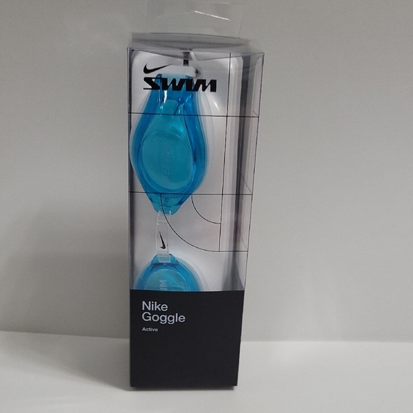 2 For $22 Nike Swim Goggles - Vibrant Blue - Picture 1 of 4
